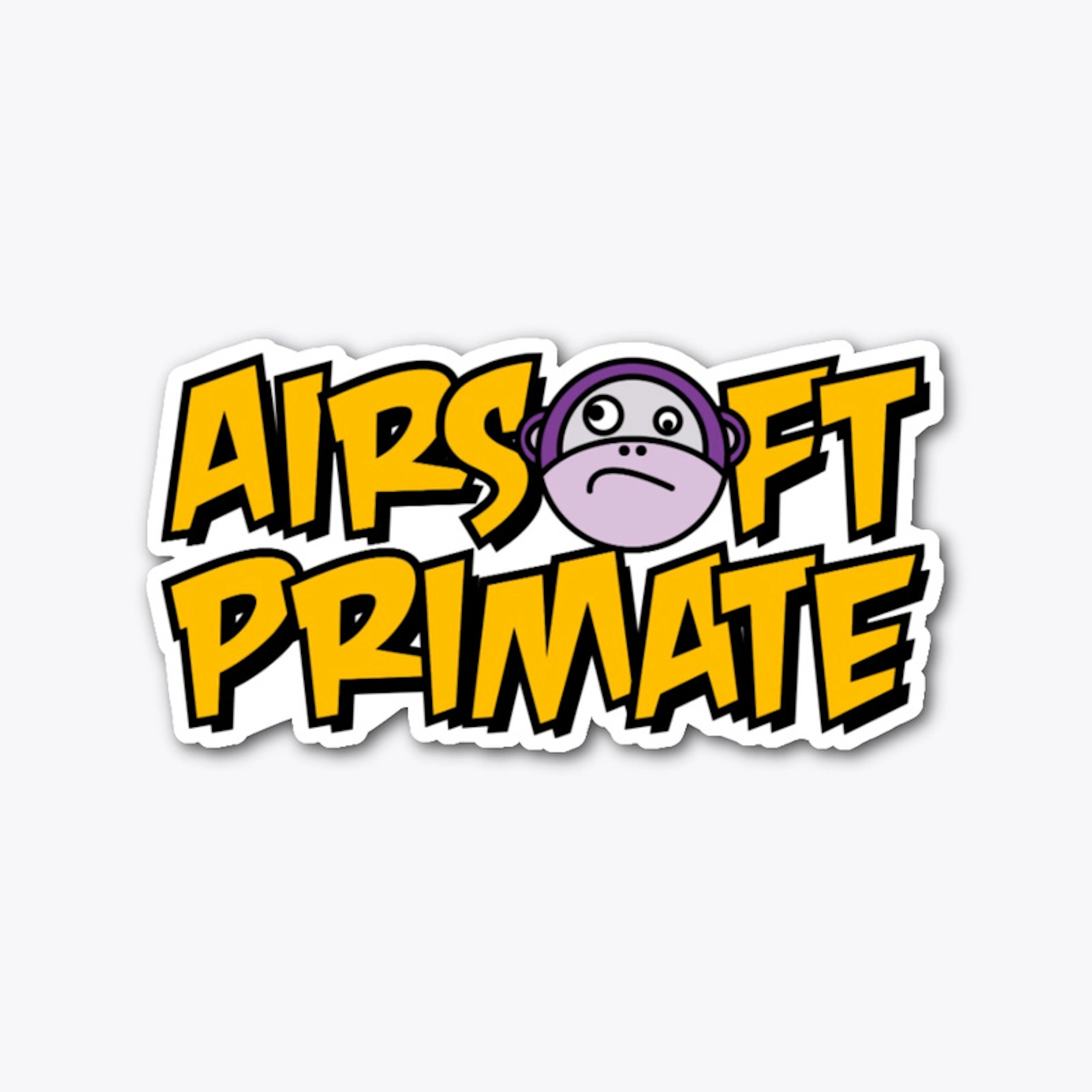 Airsoft Primate Logo Die-Cut Sticker
