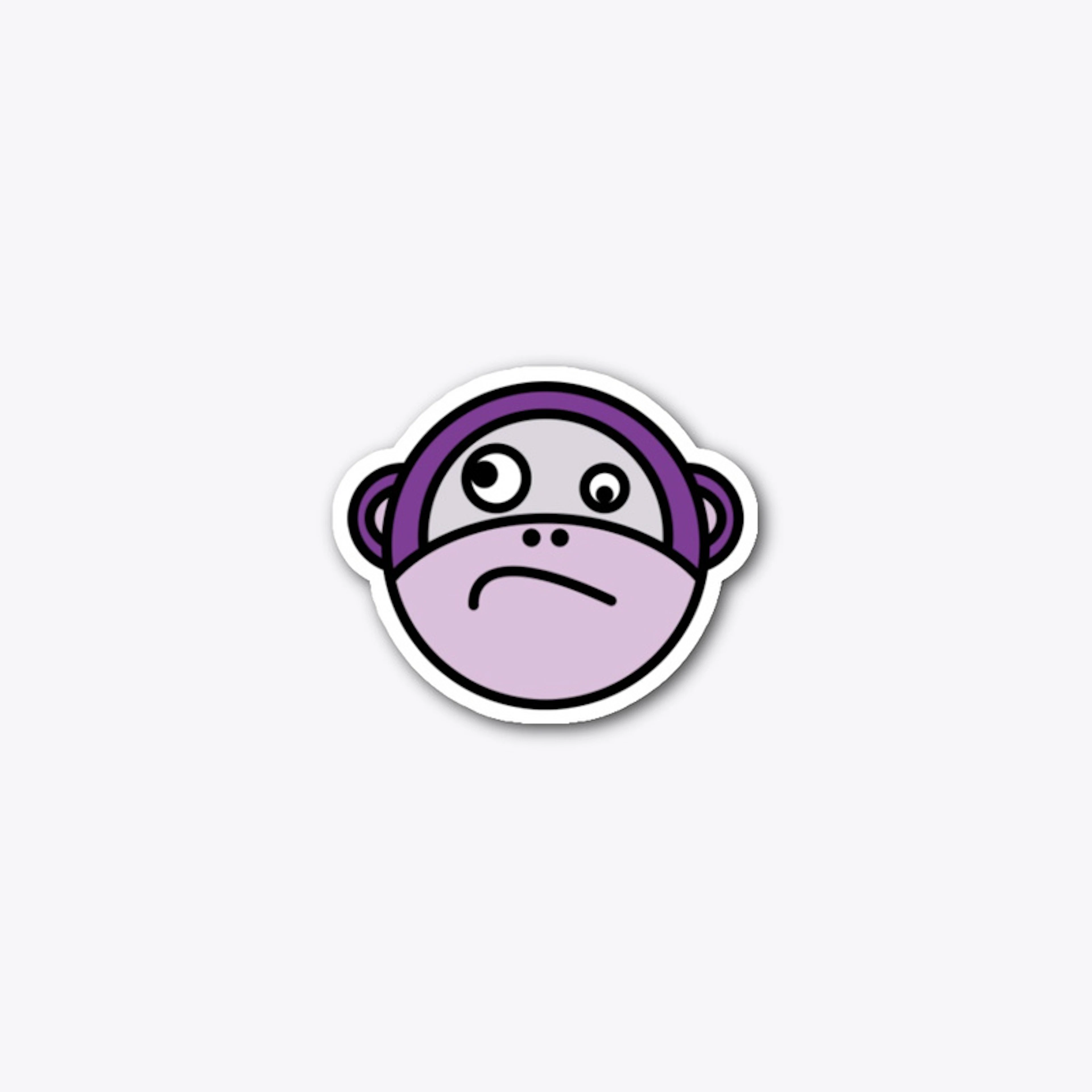 Airsoft Primate Monkeh Head Sticker
